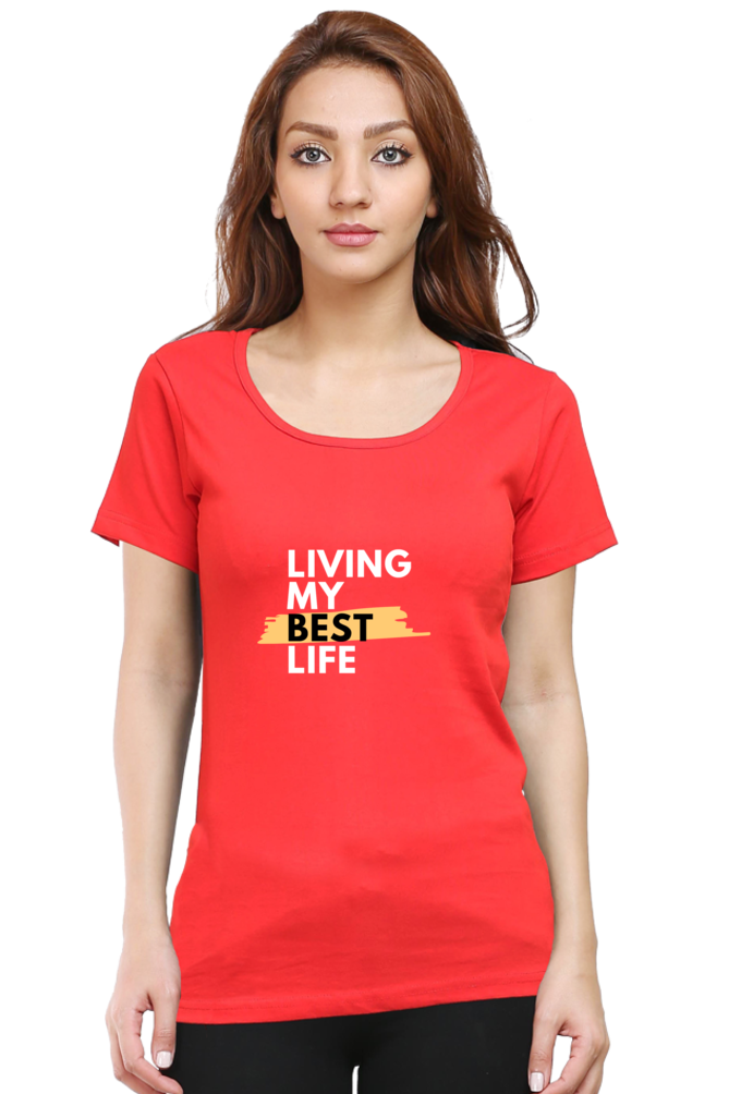 printed t shirts for women living my best life printed t shirts ladies