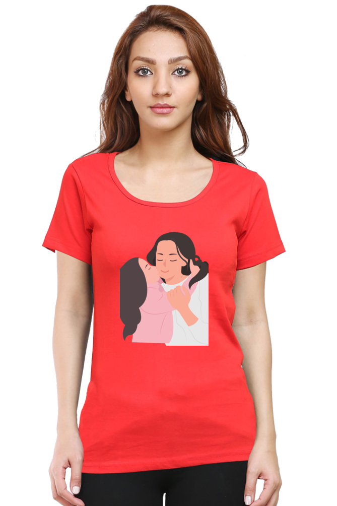 printed t shirts for women mom and daughter printed t shirts ladies