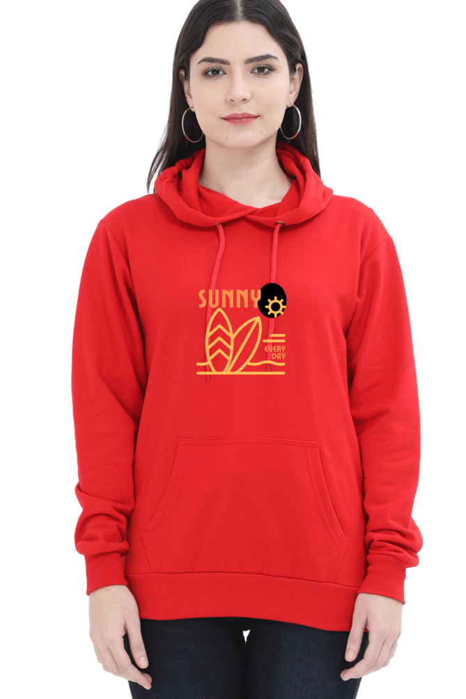 hoodies for women sunny printed hoodie