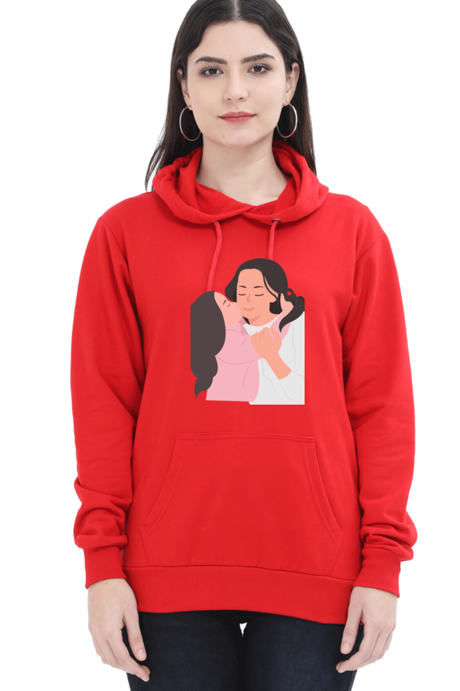 hoodies for women's mom and daughter printed hoodies for women