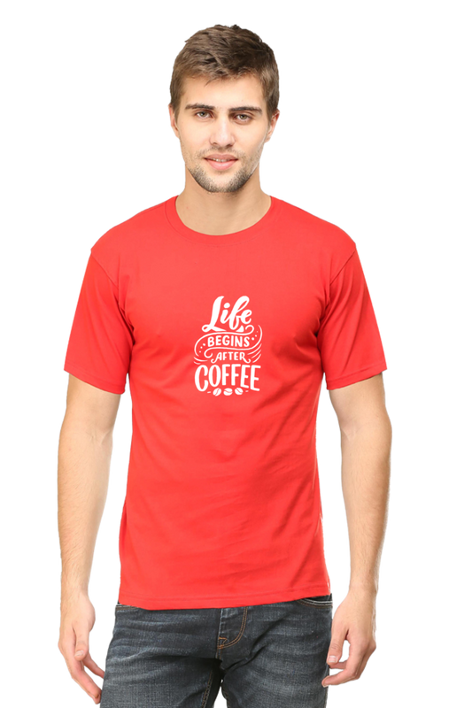 Printed T Shirts for Men coffee Printed t-Shirts Customised