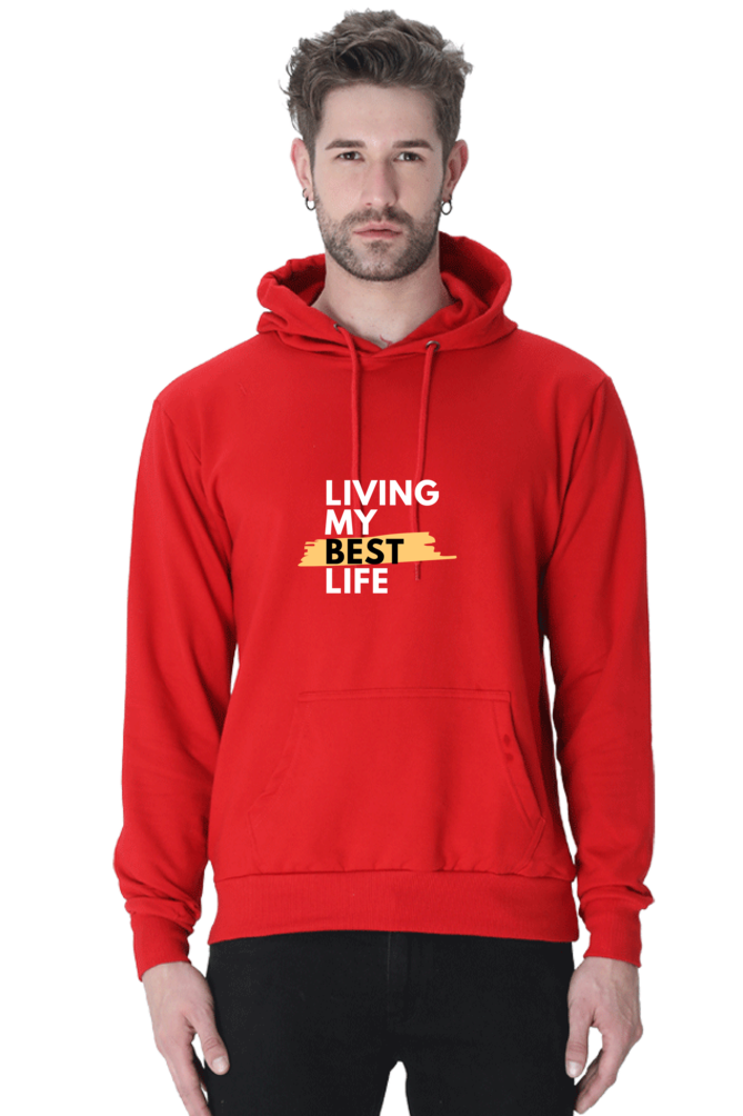 Hoodies Essential living my best life hoodies heavyweight