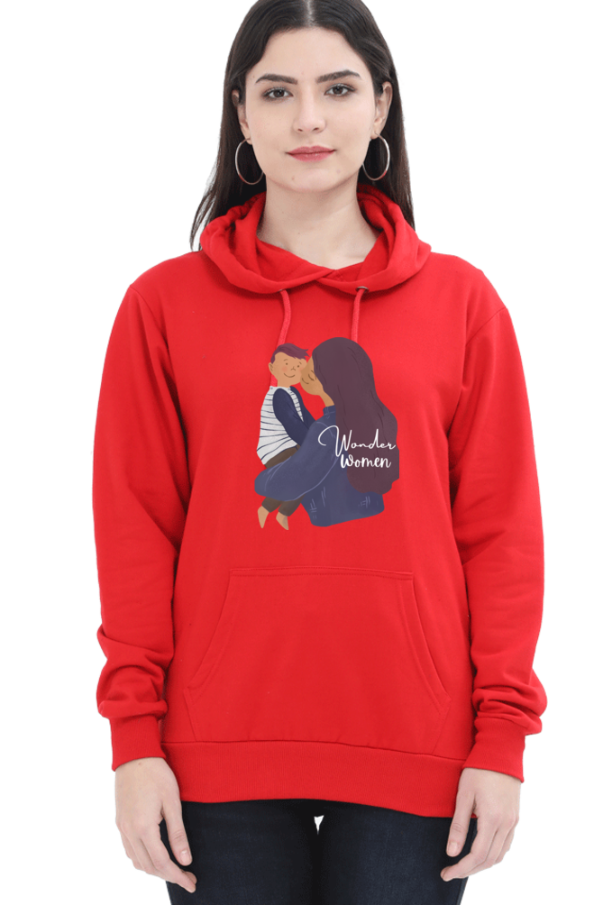 hoodies for women's wonder women printed hoodie