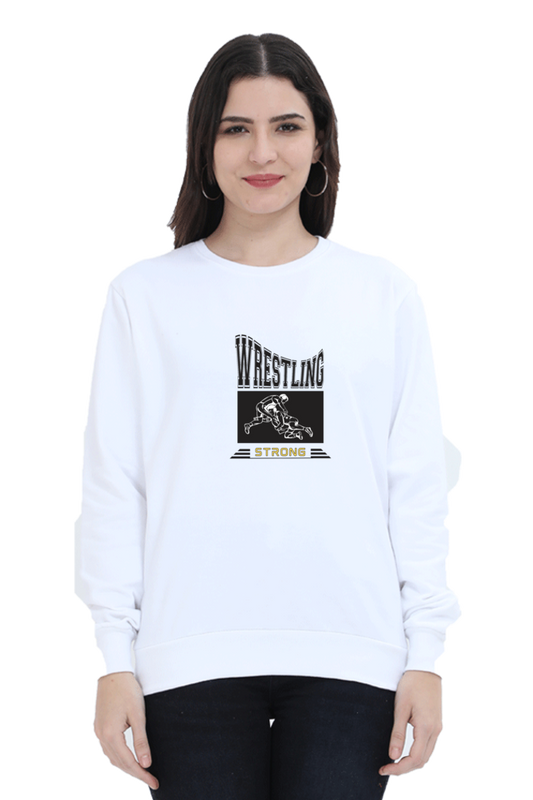 sweatshirts for women wrestling women sweatshirt white