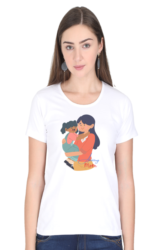 printed t shirts for women amazing mom printed t shirts white