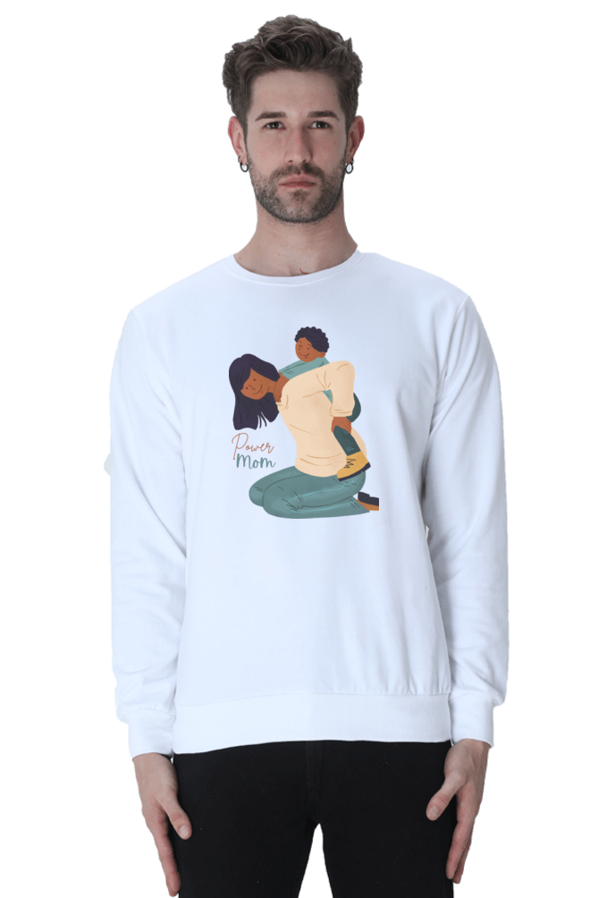 sweatshirts for men Power mom printed sweatshirts for men