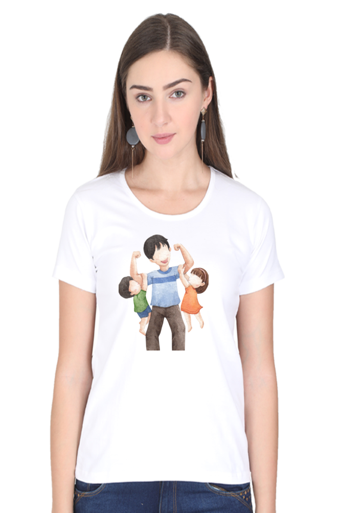 printed t shirts for women dad daughter son printed t shirts womens