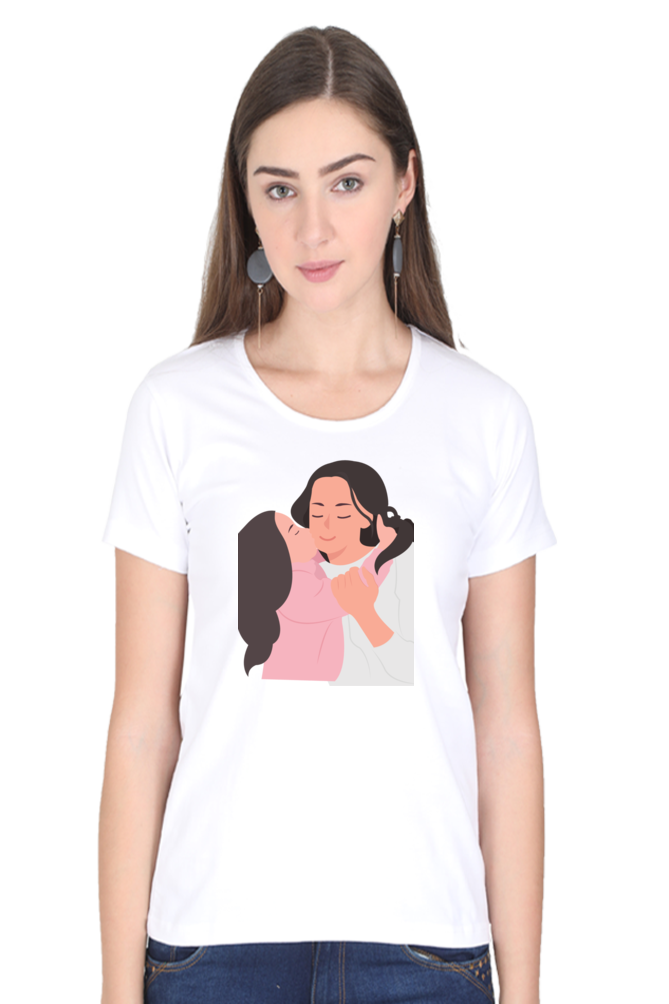 printed t shirts for women mom and daughter printed t shirts ladies