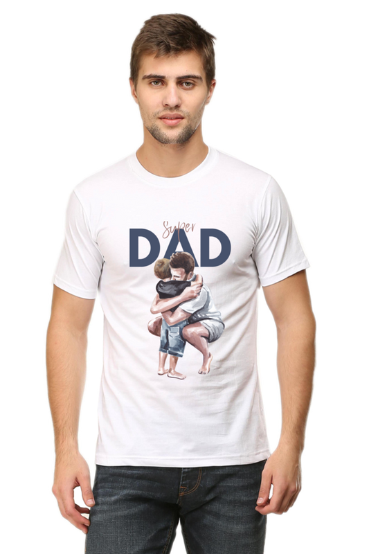 Printed T Shirts for Men super dad Print To t Shirt