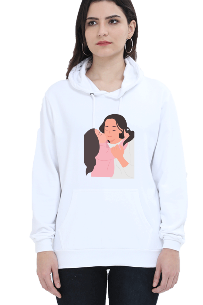 hoodies for women's mom and daughter printed hoodies for women