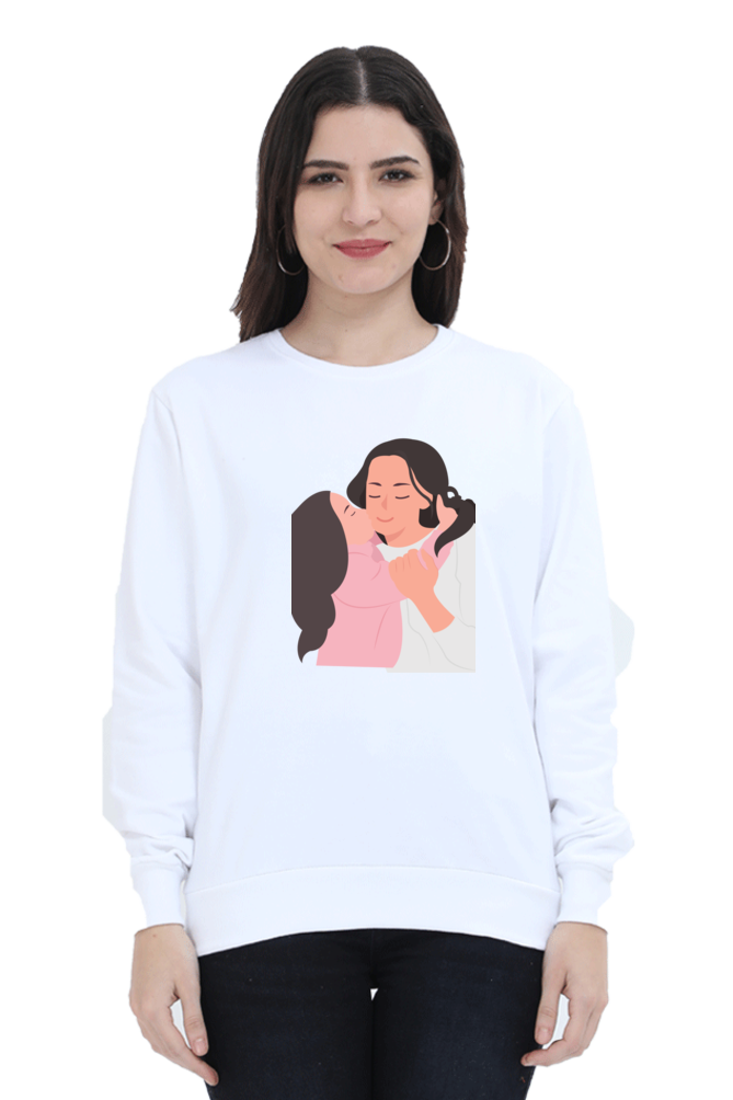 sweatshirts for women mom and daughter sweatshirts for women white