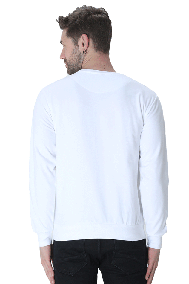 sweatshirts for men Power dad sweatshirts for men white