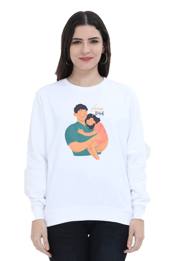 sweatshirts for women loving dad womens sweatshirts