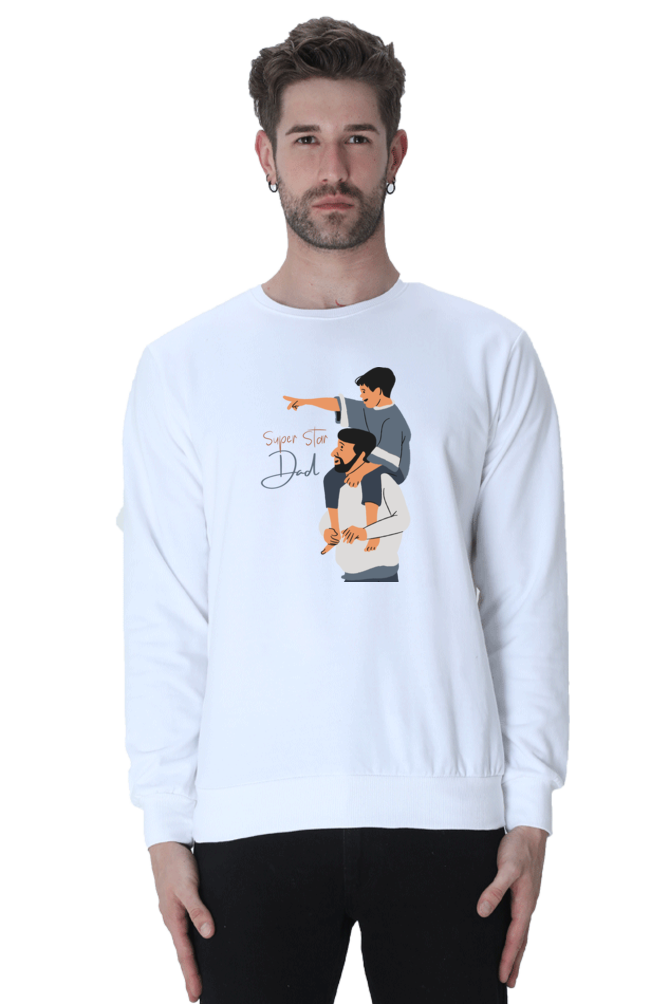 sweatshirts for men super hero dad mens printed sweatshirts