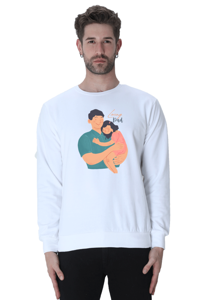 sweatshirts for men loving dad sweatshirt printed