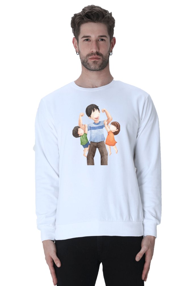 sweatshirts for men dad daughter son sweatshirts for men white