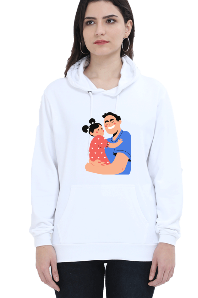 hoodies for women's dad and daughter printed womens hoodies