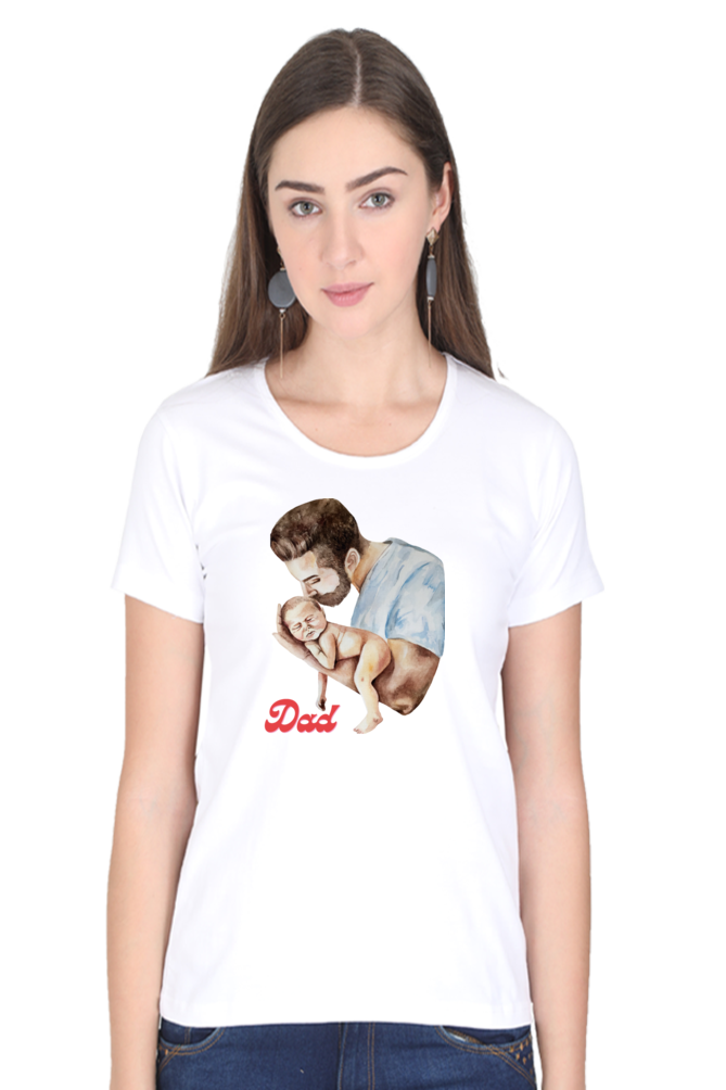 printed t shirts for women dad printed t shirts white