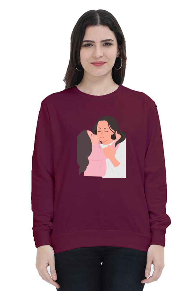 sweatshirts for women mom and daughter sweatshirts for women white