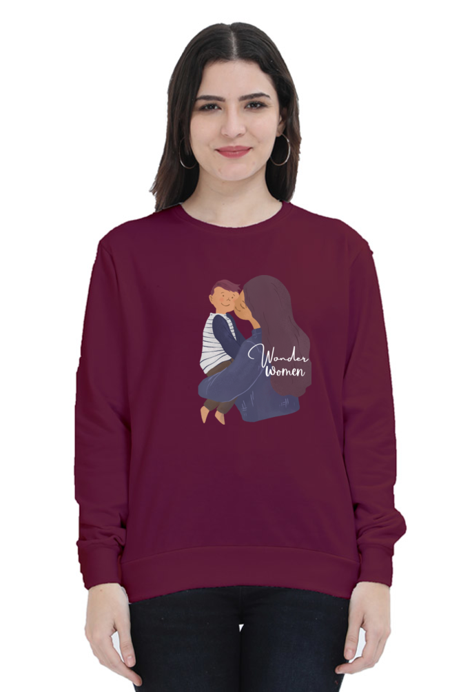 sweatshirts for women wonder women womens sweatshirts red