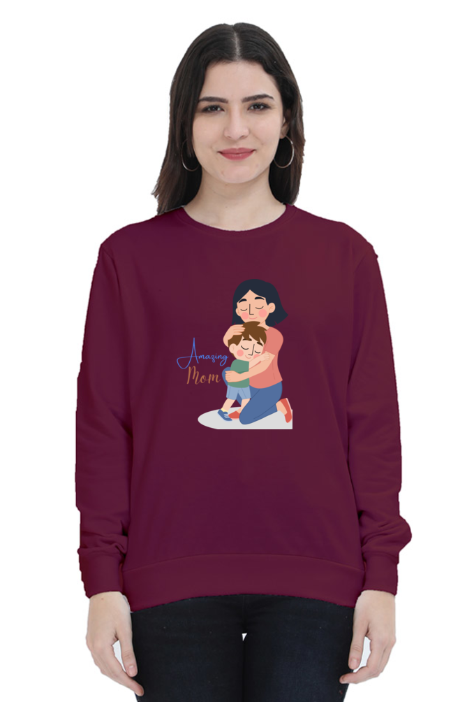 sweatshirts for women amazing mom sweatshirts for women white