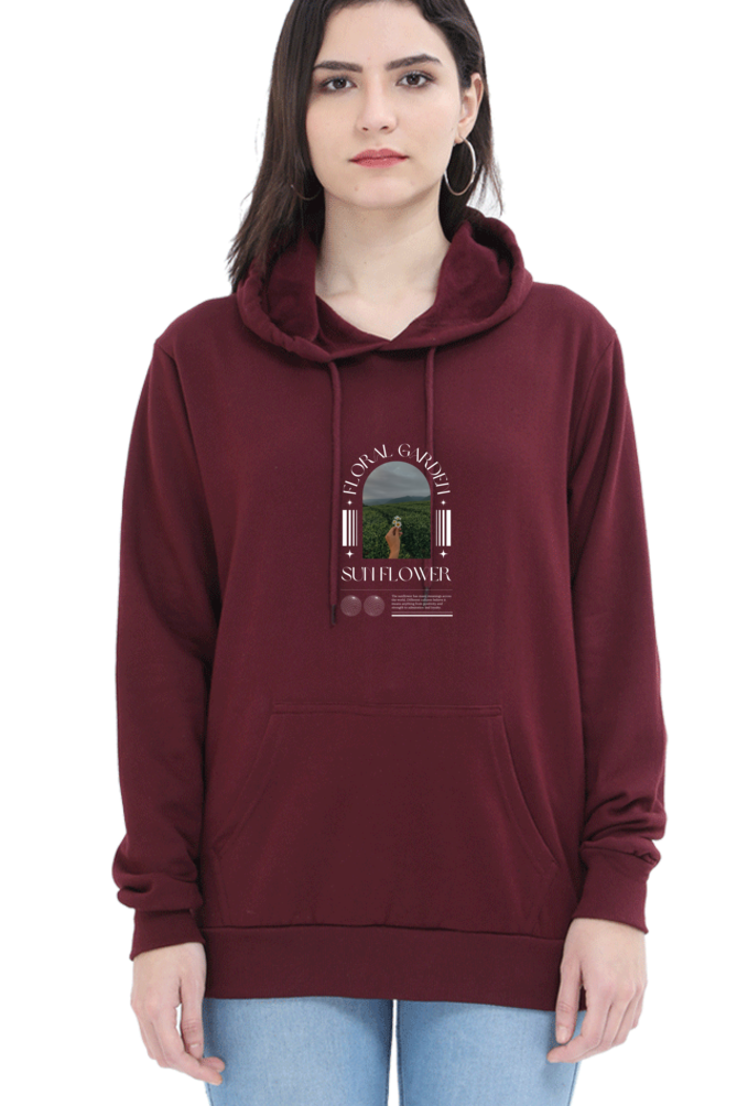 hoodies for women's floral garden hoodies for women