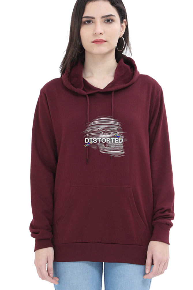 hoodies for women distorted skull hoodies for women fleece