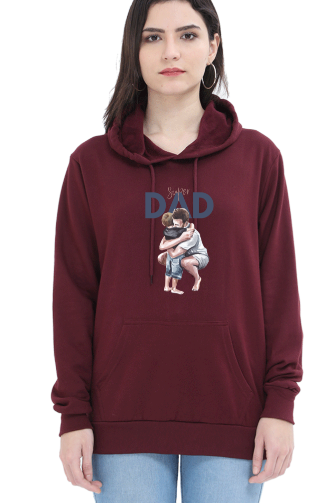 hoodies for women's super dad hoodies for women white