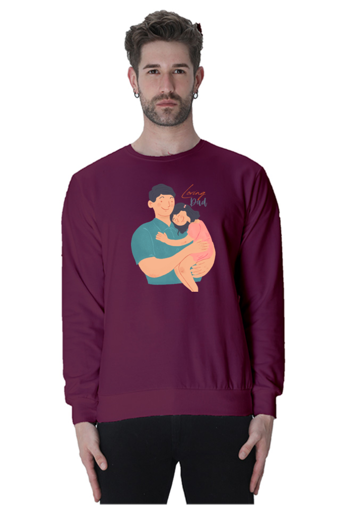 sweatshirts for men loving dad sweatshirt printed