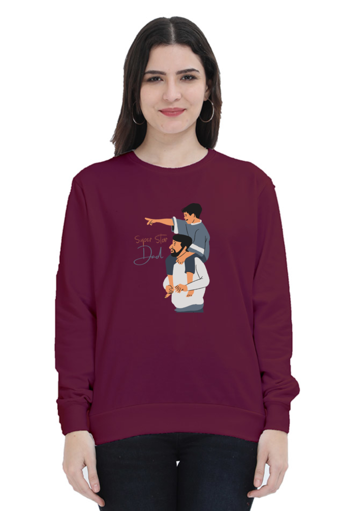 sweatshirts for women super star dad womens sweatshirts