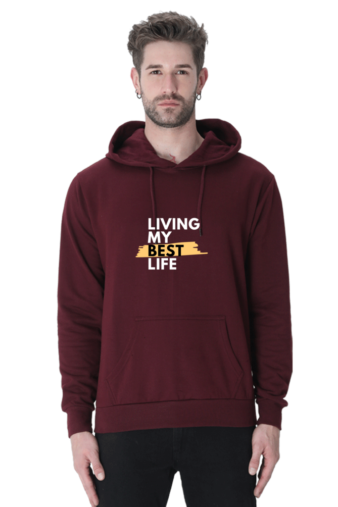 Hoodies Essential living my best life hoodies heavyweight