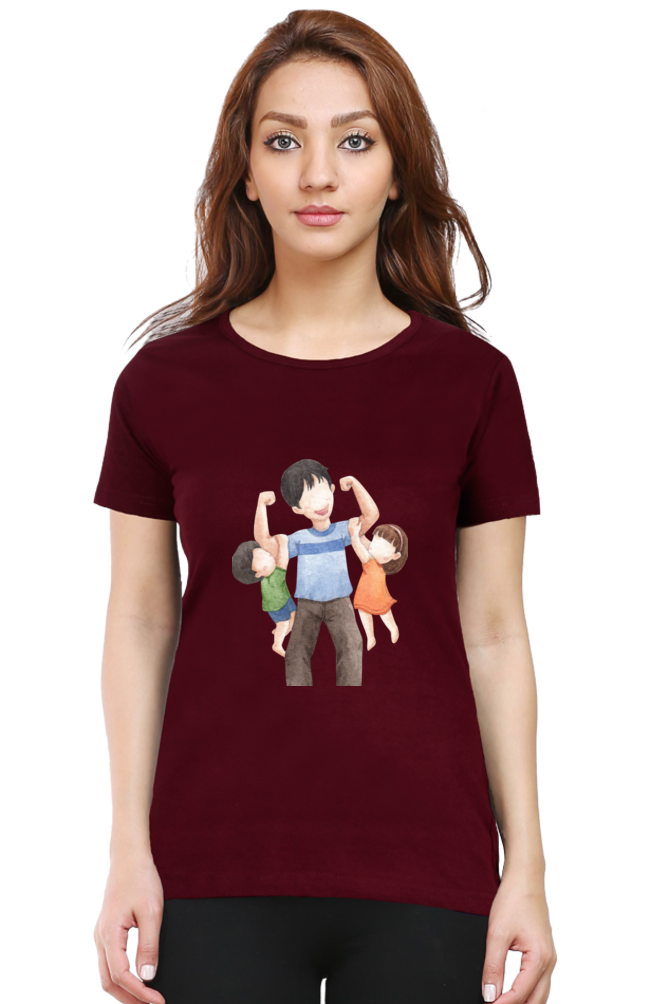 printed t shirts for women dad daughter son printed t shirts womens