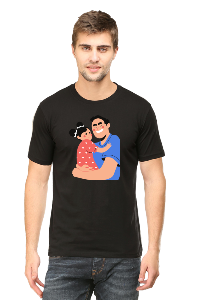 Print To t Shirt daughter and dad Printed T Shirts for Men