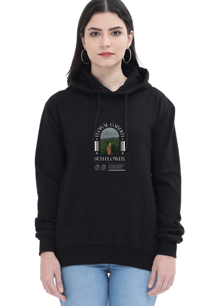 hoodies for women's floral garden hoodies for women