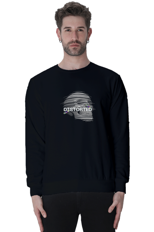 sweatshirts for men distorted mens printed sweatshirts