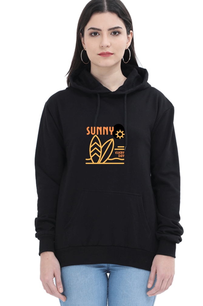 hoodies for women sunny printed hoodie