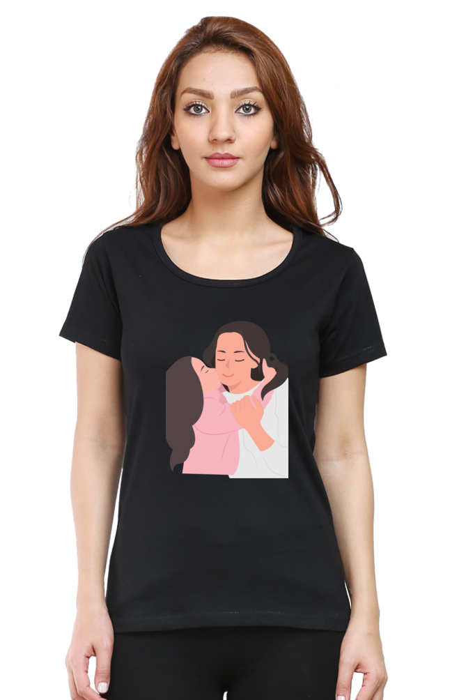 printed t shirts for women mom and daughter printed t shirts ladies