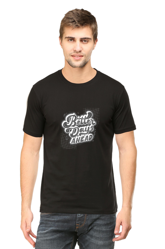 Printed T Shirts for Men better days ahead Print To t Shirt