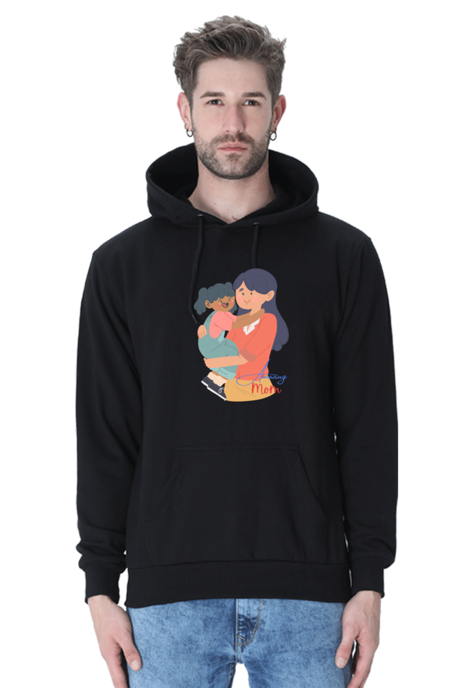 Hoodies Essential amazing mom Hoodies With Print On Black