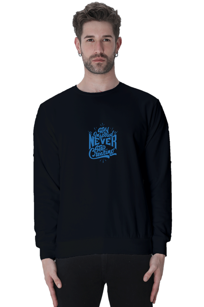 sweatshirts for men stay inspired printed sweatshirts for men