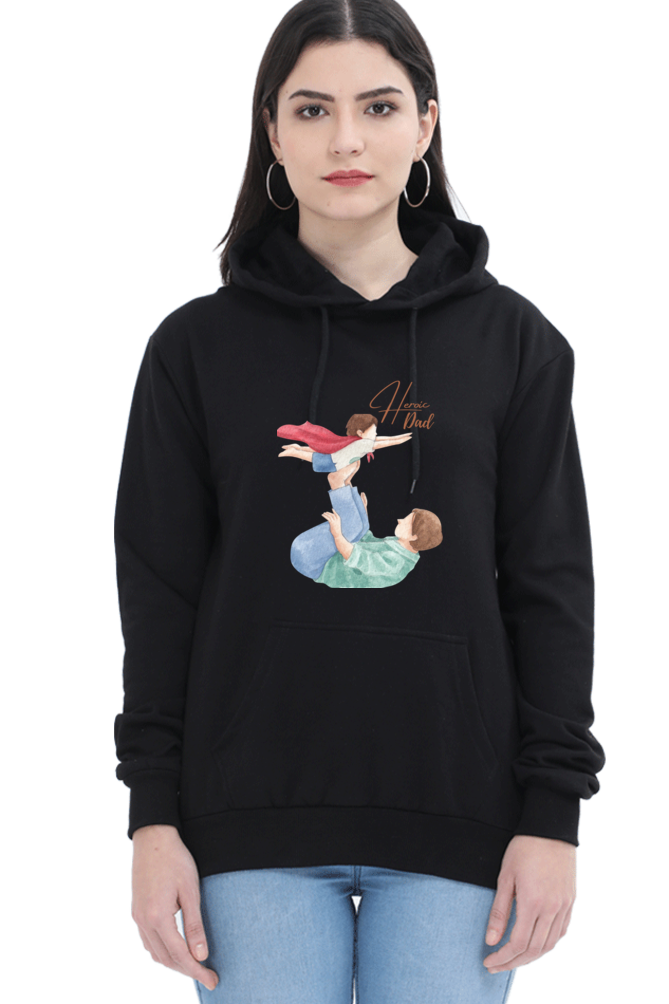 hoodies for women's heroic dad hoodies for women white