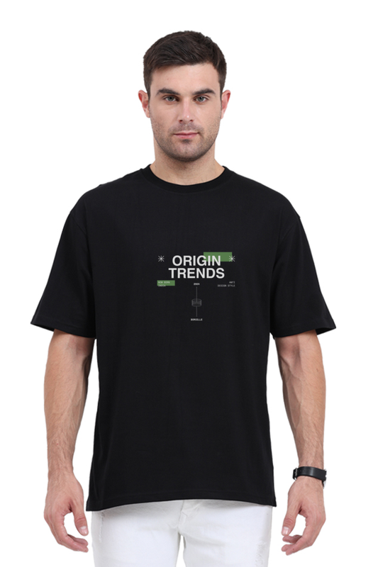 Oversized T Shirts origin trend Oversized T Shirt In Black