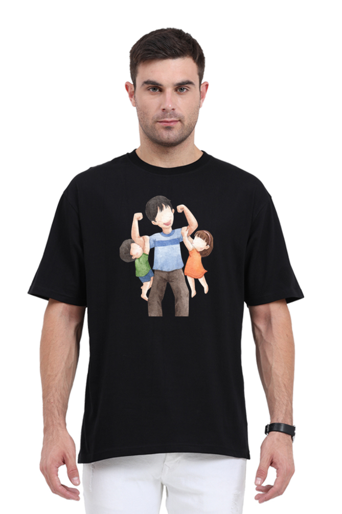 Oversized T Shirt For Women dad daughter son Oversized T Shirts Anime