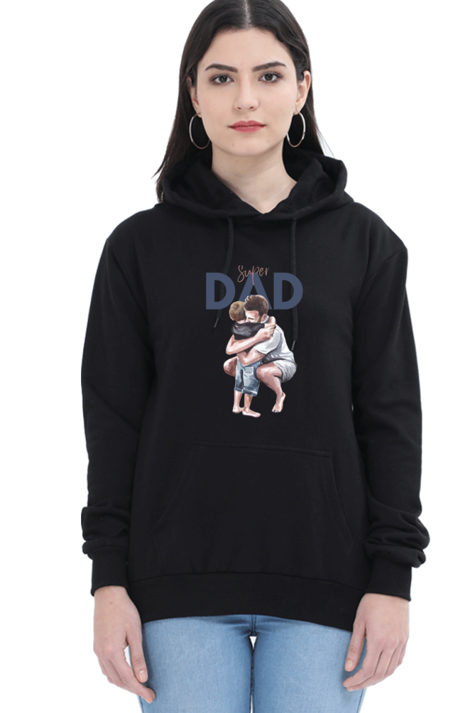 hoodies for women's super dad hoodies for women white