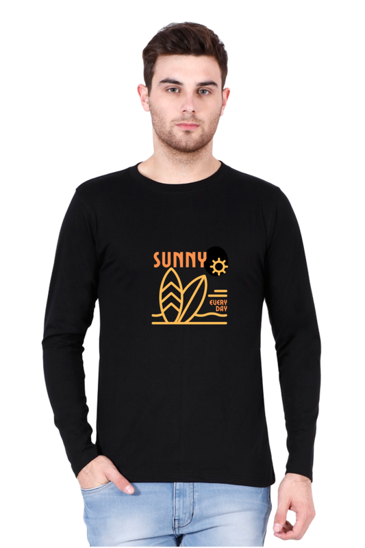 Printed Full Sleeve T Shirts sunny Full Sleeve Plain T Shirts