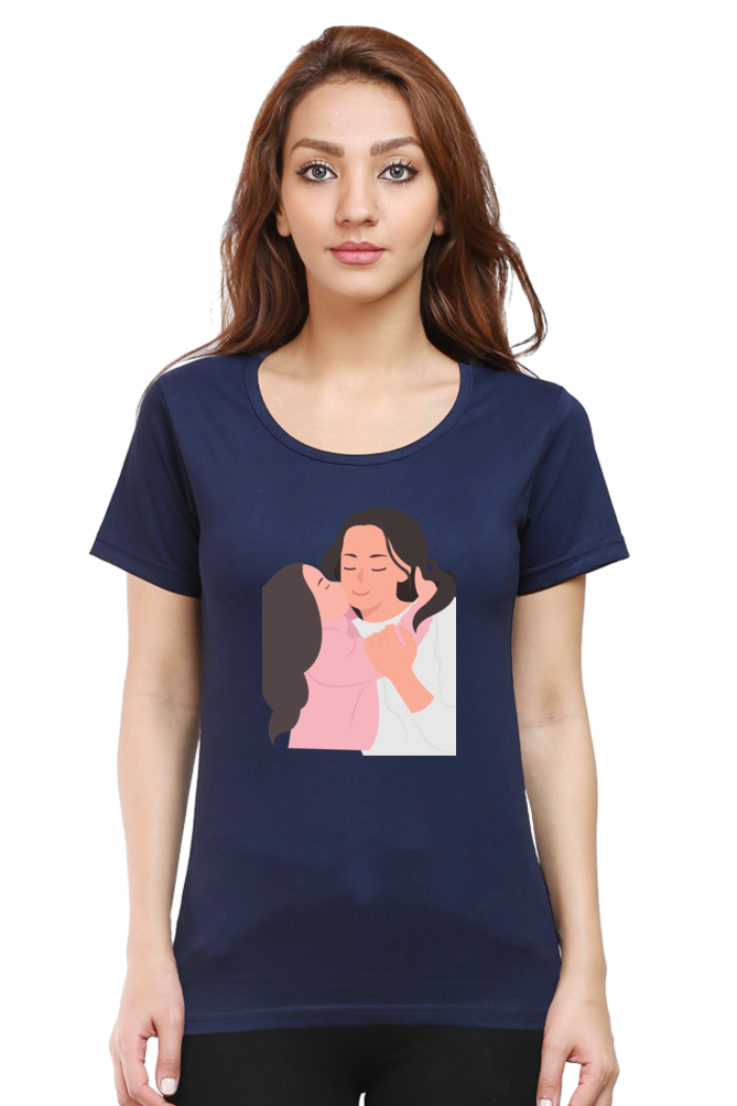 printed t shirts for women mom and daughter printed t shirts ladies