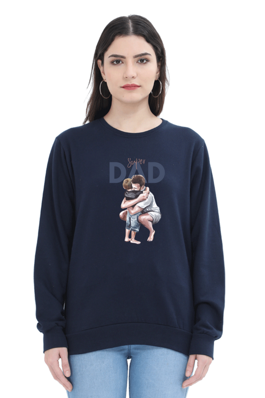 sweatshirts for women super dad black sweatshirt women