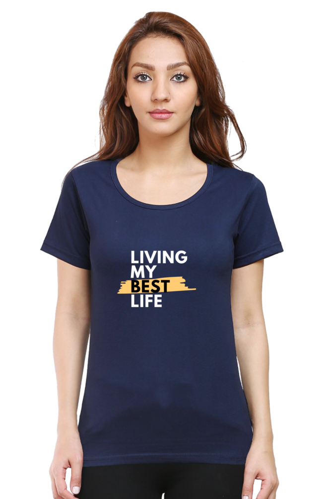 printed t shirts for women living my best life printed t shirts ladies