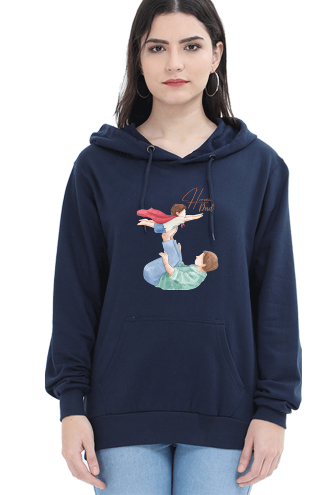 hoodies for women's heroic dad hoodies for women white