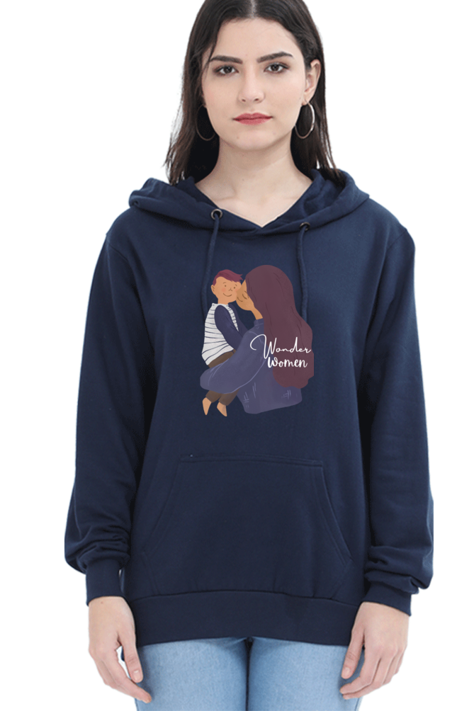 hoodies for women's wonder women printed hoodie